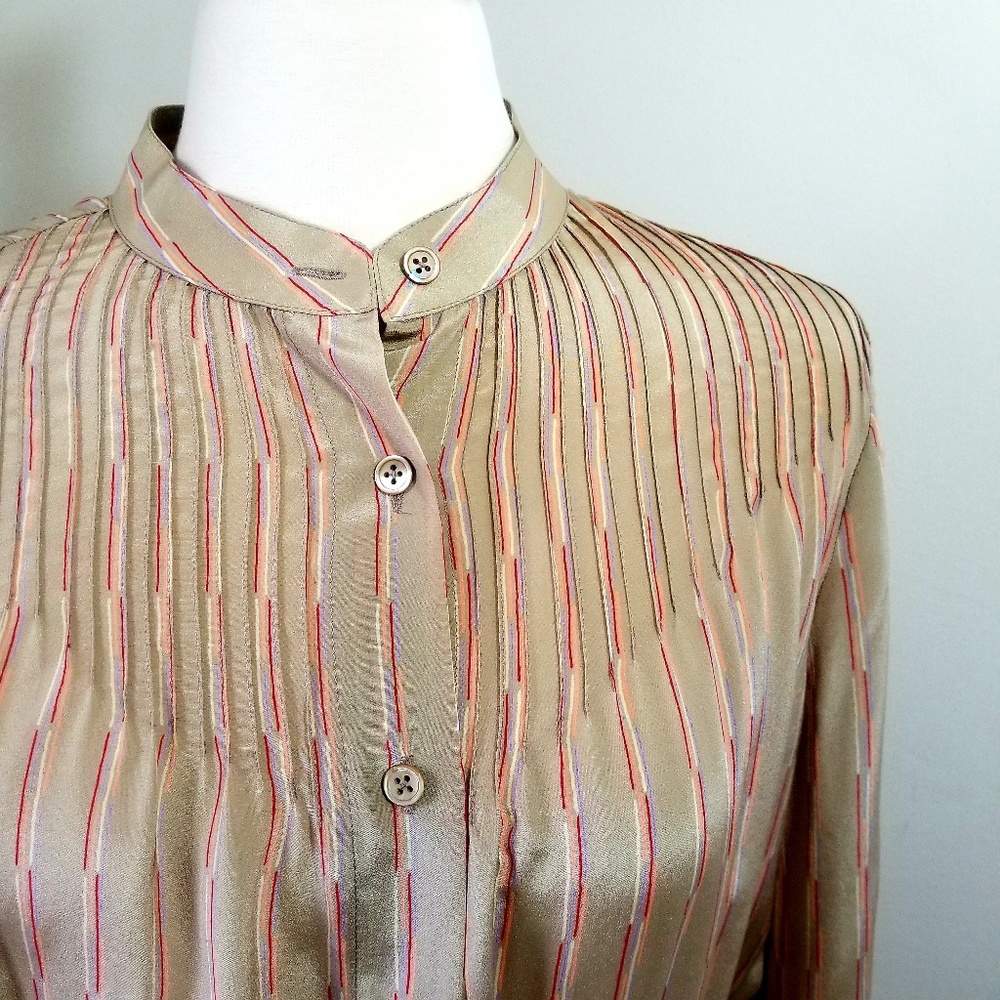 Vintage Gump's San Francisco silk dress size 16